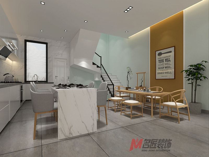 台州市碧湖山庄北欧风格别墅装修案例